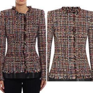 Alexander McQueen wishing tree tweed jacket blazer